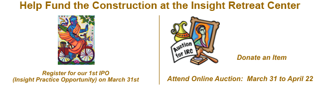 Auction to benefit the Insight Retreat Center